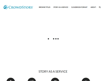 Tablet Screenshot of crowdstory.com